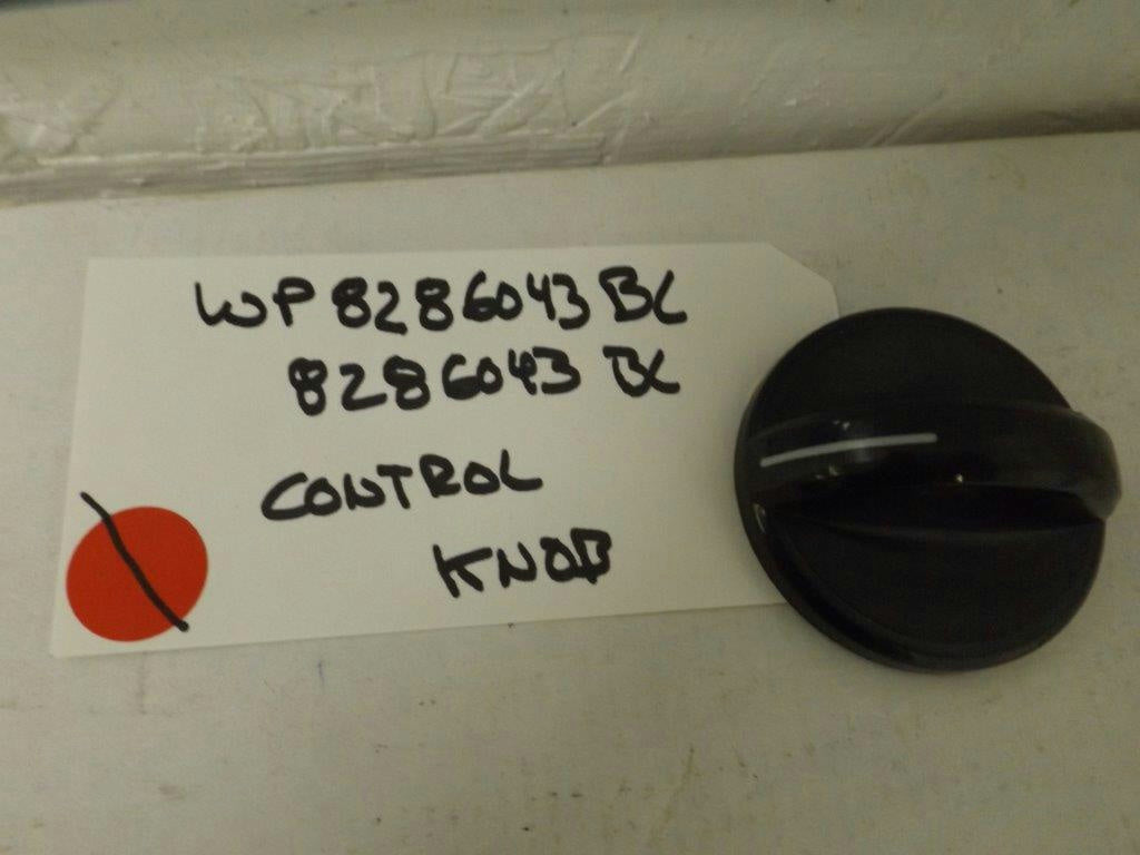 WHIRLPOOL STOVE WP8286043BL 8286043BL CONTROL KNOB USED WHIRLPOOL STOVE WP8286043BL 8286043BL CONTROL KNOB USED